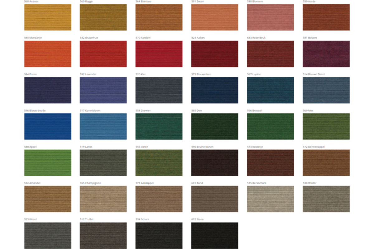 Tretford Interland | Ovaal, 120x150cm, Roze588, gefest met vlies